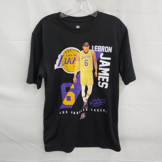 NBA LA Lakers LeBron James Double Sided Shirt Size S image number 1