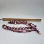 Sterling Silver Tree Strand Purple & Pink Gemstone Necklace 21 Inch 278.1 image number 6