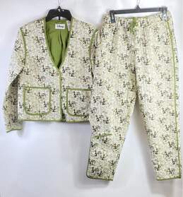 Disney Women Green Bambi Quilted 2Pc Set S