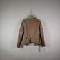 Womens Maxima Long Sleeve Collared Pockets Leather Jacket Size Medium image number 2