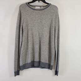 Calvin Klein Men Grey Crewneck Sweater L
