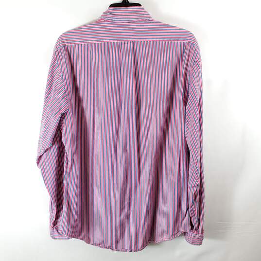 Ralph Lauren Men Pink Stripe Button Up Shirt L image number 4