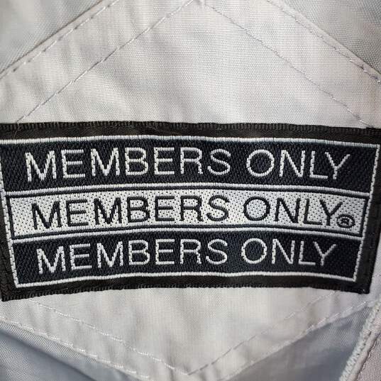 Members Only Men Grey Vintage Jacket 2X image number 3