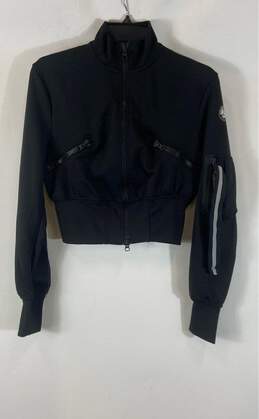 Adidas Black Crop Jacket - Size Medium