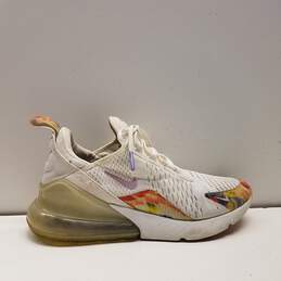Nike Air Max 270 White Floral Women's Athletic Shoes Size 8