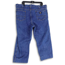 Mens Blue Denim Medium Wash 5-Pocket Design Capri Jeans Size 42/29 alternative image