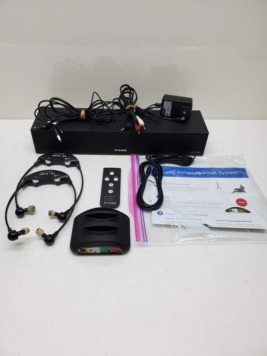 TV Ears Voice Clarifying Sound Bar and Headset System image number 2