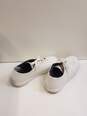 Armani Emporio White Leather Low Lace Up Sneakers Men's Size 11 M image number 4