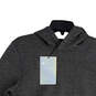 NWT Womens Gray Long Sleeve Welt Pocket Pullover Hoodie Size Small image number 3