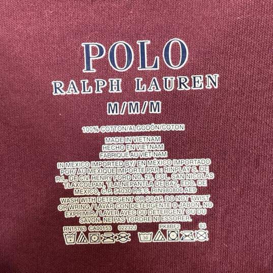 Polo by Ralph Lauren Red T-shirt - Size Medium image number 8