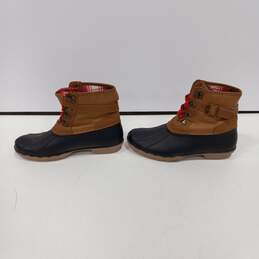 Maurices Women's Jade Brown/Black Duck Boots Size 9.5M alternative image
