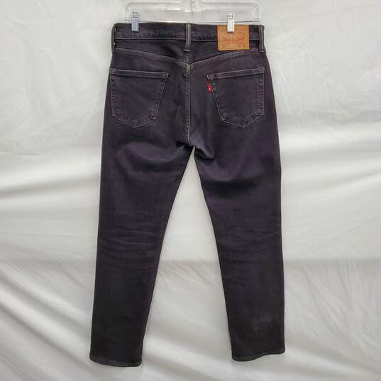 Levi Strauss Original 511 MN's Black Denim Zipper Jeans Size 30 x 30 image number 2