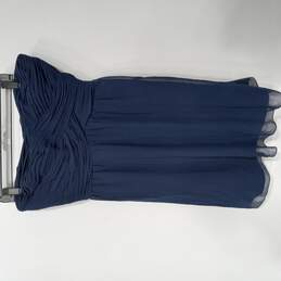 Lauren Ralph Lauren Women's Indigo Blue Strapless Mini Dress Size 12 NWT