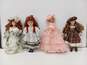 Vintage Bundle of Four Porcelain Dolls image number 9