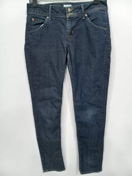 Women's Hudson Blue Denim Collin Flap Skinny Jeans Size 29