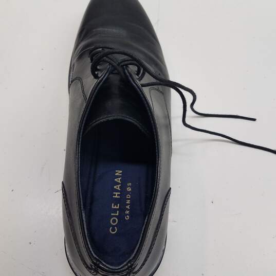 Cole Haan Mens Size 10 Black Leather Oxford Dress Shoes C27038 image number 8