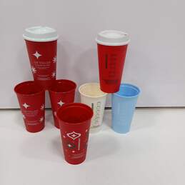 Lot of 7 Assorted Starbucks Cups alternative image