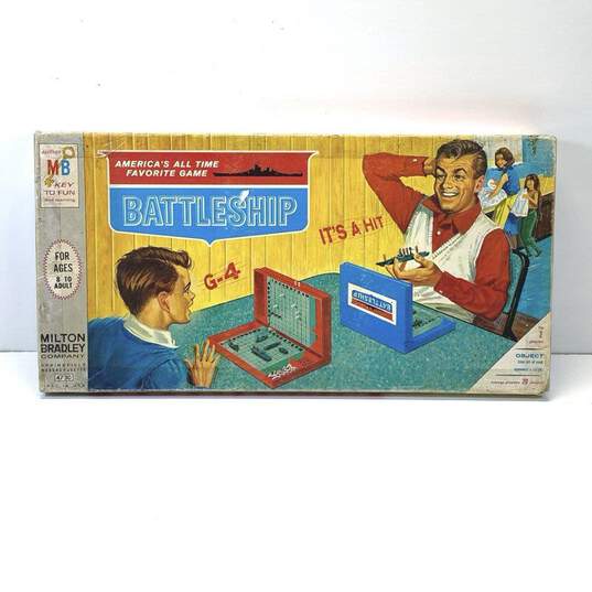 Milton Bradley Battle Ship 1960's Vintage Classic Family Fun Board Game image number 2