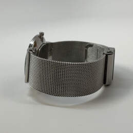 Designer Skagen Denmark Silver Tone Round Dial Adjustable Strap Wristwatch alternative image