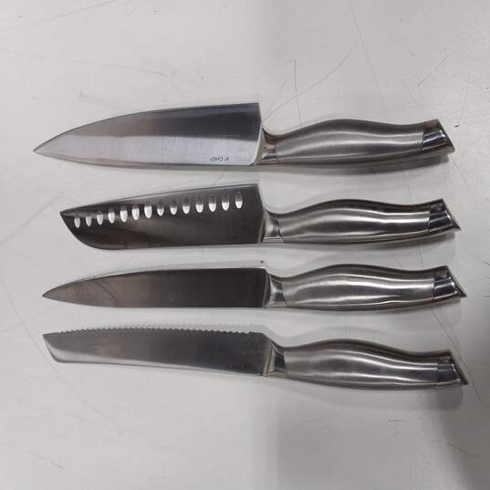 Calphalon Contemporary 14 Piece SharpIN Nonstick Cutlery Set with Block