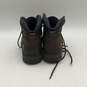 Mens Pit Boss 6 Brown Leather Round Toe Lace Up Work Boots Size 9 image number 4
