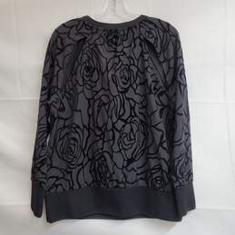 FABLETICS Womens Lola Back At It Floral Long Sleeve Cutout Pullover Top Sz M alternative image