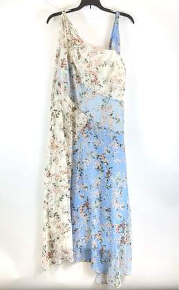 Ralph Lauren Women Blue Floral Dress Sz 12