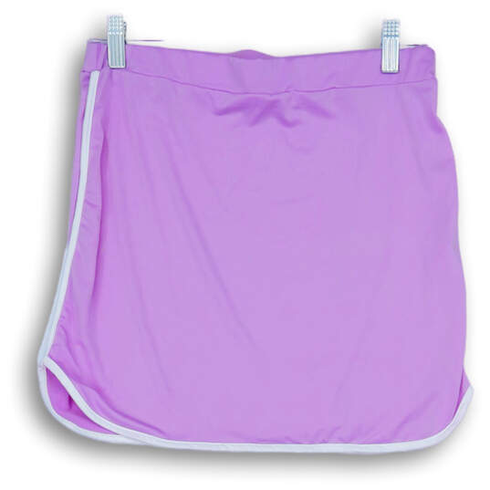 NWT Womens Purple Elastic Waist Pull-On Short Tennis Skirt Size Medium image number 2