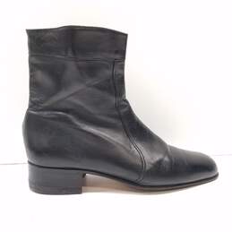 Bruno Magli Women's Black Leather Ankle Boots Size 7
