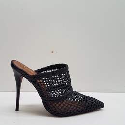 L'intervalle Woven Heeled Mules Black 10