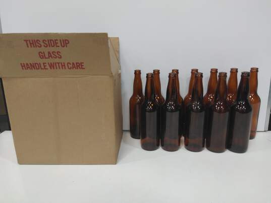 12pc. Bundle of Assorted Glass Bottles image number 1