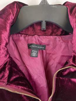Saks Fifth Avenue Purple Puffer Jacket - Size Small alternative image