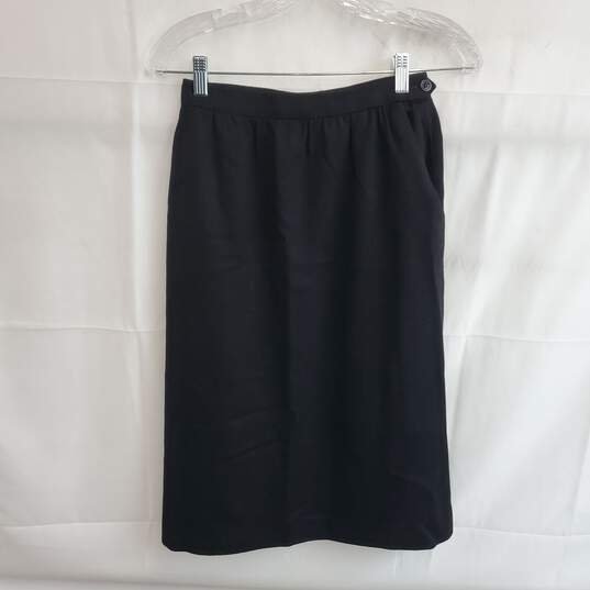 Unbranded Long Wool Blend Black Skirt Size S image number 1