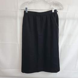 Unbranded Long Wool Blend Black Skirt Size S
