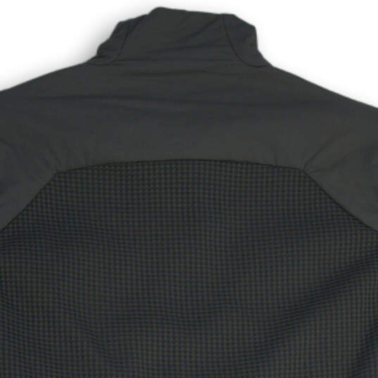 Mens Gray Nano Air Sleeveless Mock Neck Full-Zip Vest Size Small image number 4