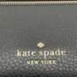 Kate Spade New York Womens Black Leather Magnetic Bifold Clutch Wallet image number 5