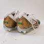 Nike ID Custom Alpha Pro White/Gold Low Cleats 11.5 image number 4
