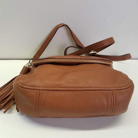 MICHAEL Michael Kors Bedford Leather Cross-Body Bag in Brown