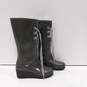 Women's Black Waterproof Boots Size 7 image number 5