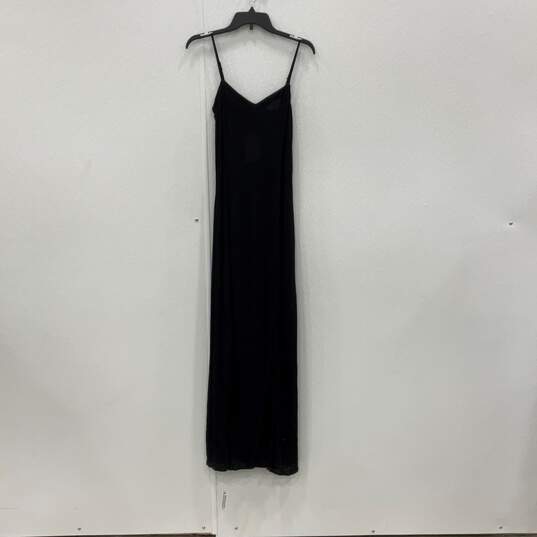 NWT Love, Fire Womens Black V-Neck Sleeveless Pullover Maxi Dress Size Medium image number 1