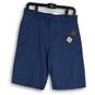 NWT Walter Hagen Mens Blue Flat Front Slash Pocket Bermuda Shorts Size 30 image number 1