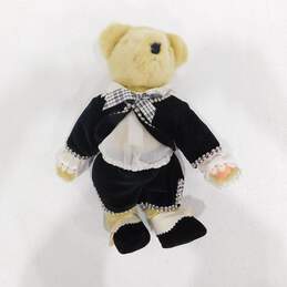 Vanderbear Portrait In Black & White Teddy Bear Stuffed Animals W/ 2 Stands alternative image