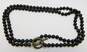 Artisan 925 Sterling Silver Toggle Clasp Onyx Bead Statement Necklace 152.6g image number 3
