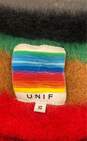 UNIF Women's Rainbow Stripe Crop Sweater- XS image number 3