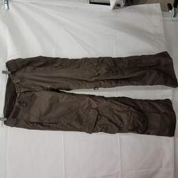 Womens Brown North Face Snow Pants - Size M