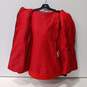 Michael Kors Red Puffer Style Pea Coat Size M image number 3
