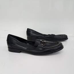 Franco Sarto Loafers Slip On Black Leather Shoes Size 10M alternative image