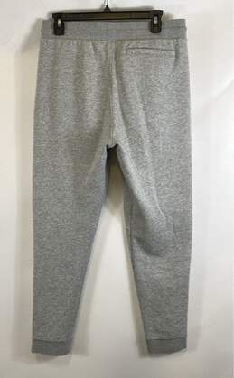 Michael Kors Womens Gray Heather Cotton Blend Logo Pockets Sweatpants Medium alternative image