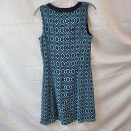 Kensie Tahiti Teal Green Combo Pattern Sleeveless Dress Size M alternative image