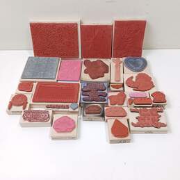Lot of Assorted Wood Block Stamps alternative image